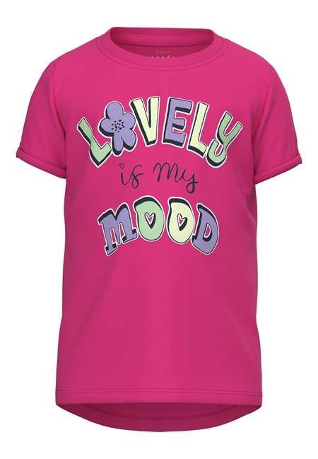 NAME IT T-shirt Vix Pink Yarrow